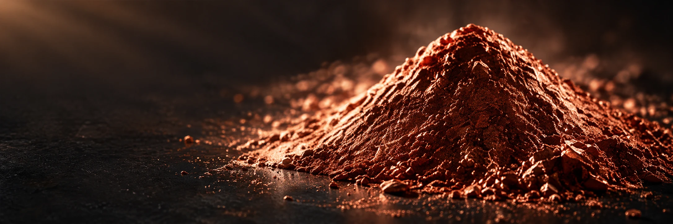 Copper powder concept image