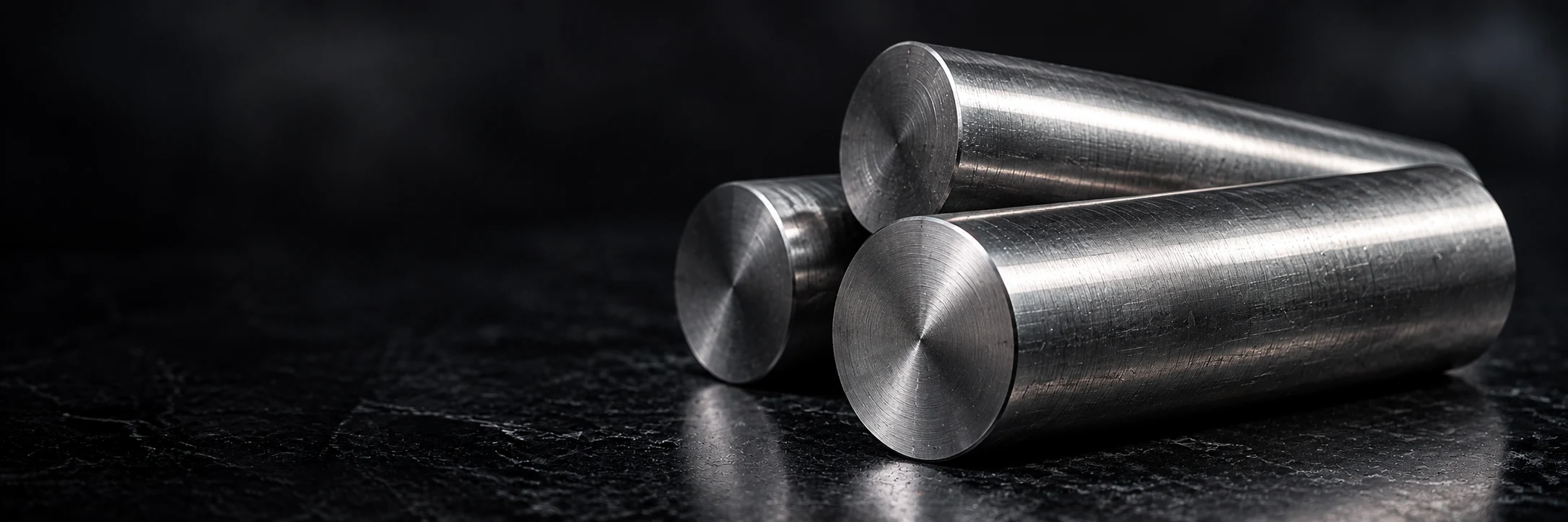 Solid cylindrical tungsten bars concept image